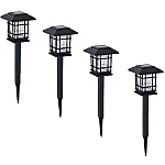 SET 4 Lampi X17 solare decorative pentru gradina XL