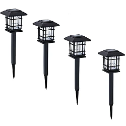 SET 4 Lampi X17 solare decorative pentru gradina XL