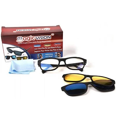 Ochelari cu Lentile Interschimbabile MAGIC VISION 3IN1 OF Ochelari cu Lentile Interschimbabile MAGIC VISION 3IN1 OF