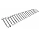 HUSA 14 chei 8 - 24mm combinate fixe-inelare la SET HUSA 14 chei 8 - 24mm combinate fixe-inelare la SET
