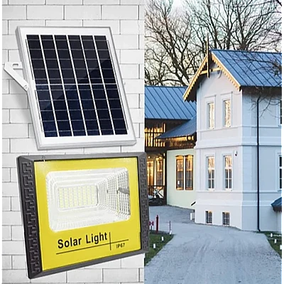 Kit Proiector TAI 300W 120LED cu Panou Solar Si Telecomanda Kit Proiector TAI 300W 120LED cu Panou Solar Si Telecomanda