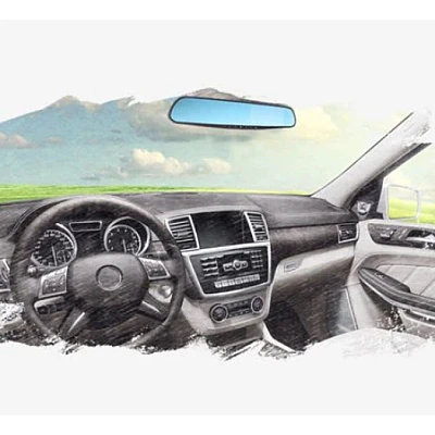 Oglinda Auto cu Camera Fata - Spate Display 4.3" Oglinda Auto cu Camera Fata - Spate Display 4.3"