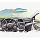 Oglinda Auto cu Camera Fata - Spate Display 4.3" Oglinda Auto cu Camera Fata - Spate Display 4.3"