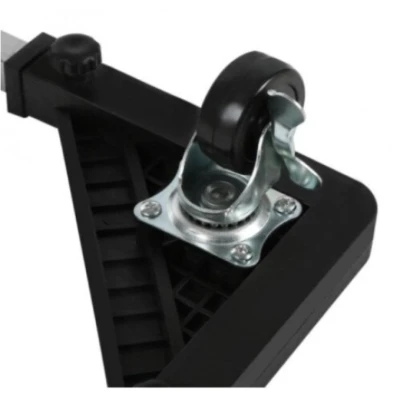 Suport NEGRU reglabil cu roti pentru electrocasnice Suport NEGRU reglabil cu roti pentru electrocasnice