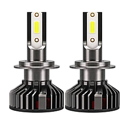 Set 2 becuri LED auto F2 H1/H8 putere 100W temperatura 6000K lumina alba rece