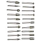 Set 20 Freze Diamantate BIAX MARI 6mm Set 20 Freze Diamantate BIAX MARI 6mm
