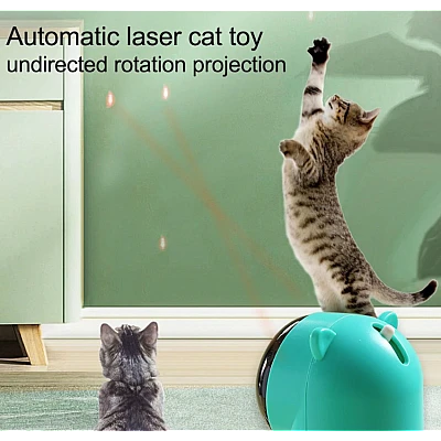 Jucarie interactiva cu laser pentru pisici Jucarie interactiva cu laser pentru pisici