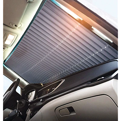 Parasolar auto retractabil impotriva razelor UV, fixare prin ventuze 70 cm Parasolar auto retractabil impotriva razelor UV, fixare prin ventuze 70 cm