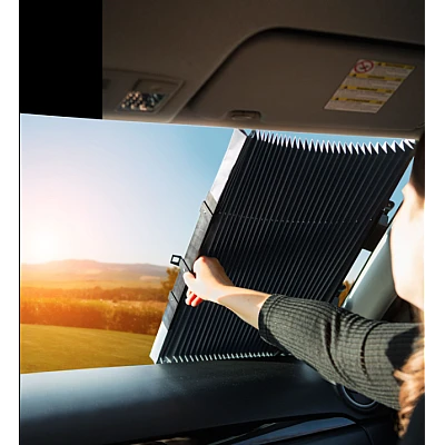 Parasolar auto retractabil impotriva razelor UV, fixare prin ventuze 70 cm Parasolar auto retractabil impotriva razelor UV, fixare prin ventuze 70 cm