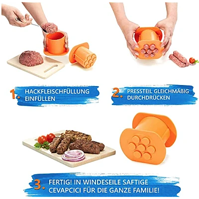 Presa manuala pentru carnati si mici Presa manuala pentru carnati si mici
