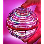 Minge zburatoare cu LED, tip drona,pentru fetite Minge zburatoare cu LED, tip drona,pentru fetite