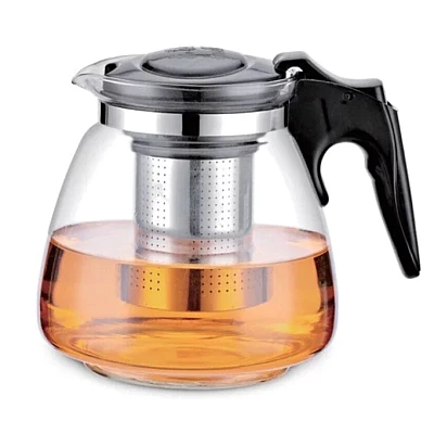 Ceainic 1100 ml din sticla termorezistenta filtru infuzor Ceainic 1100 ml din sticla termorezistenta filtru infuzor