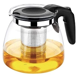 Ceainic 1100 ml din sticla termorezistenta filtru infuzor