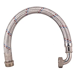 UB Racord flexibil cu cot pentru hidrofor, lungime 80 cm grosime 80