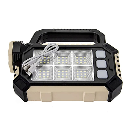 Lanterna solara HS-8029-7-A multifunctionala cu 3 surse de lumină: 7 LED-uri SMD în față, 54 LED-uri SMS pe lateral, 3 mini panouri LED-uri pe lateral Lanterna solara HS-8029-7-A multifunctionala cu 3 surse de lumină: 7 LED-uri SMD în față, 54 LED-uri SMS pe lateral, 3 mini panouri LED-uri pe lateral