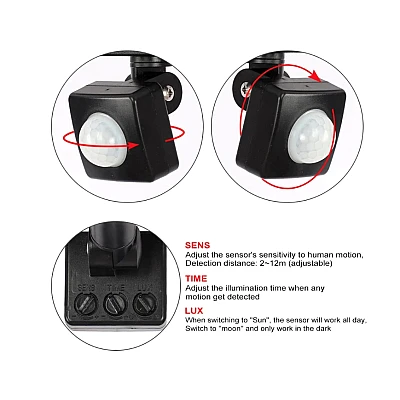 Proiector LED 30W 2700lm cu senzor de miscare 220V Proiector LED 30W 2700lm cu senzor de miscare 220V
