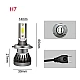 Set 2 LED-uri H7 Mini pentru far masina temperatura 6000k 12V putere 60W 8000LM Set 2 LED-uri H7 Mini pentru far masina temperatura 6000k 12V putere 60W 8000LM