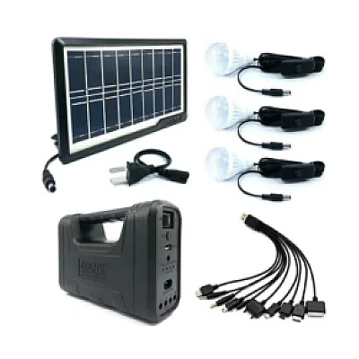 Kit Solar GDPlus GD-8080 portabil cu 3 becuri Kit Solar GDPlus GD-8080 portabil cu 3 becuri