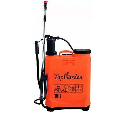 Pompa de stropit electrica TOP GARDEN 16 L acumulator 6 BAR regulator 3 duze