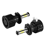 UB Set 2 leduri H4 cu doua faze 360 grade 4 fete luminoase alb putere 200W temperatura 6000k
