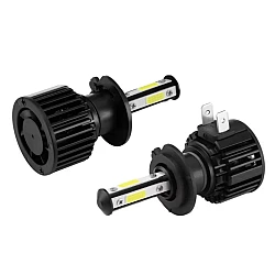 UB Set 2 leduri H4 cu doua faze 360 grade 4 fete luminoase alb putere 200W temperatura 6000k