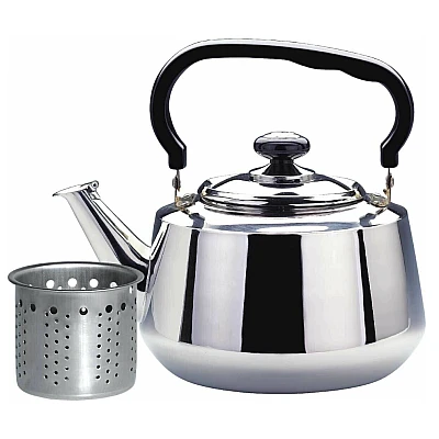 Fierbator de ceai cu strecuratoare 1.5 litrI Fierbator de ceai cu strecuratoare 1.5 litrI