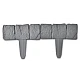 Set 4 bucati MINI Gard cu aspect de piatra Plastic / Bordura din plastic cu aspect de piatra Set 4 bucati MINI Gard cu aspect de piatra Plastic / Bordura din plastic cu aspect de piatra