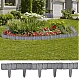 Set 4 bucati MINI Gard cu aspect de piatra Plastic / Bordura din plastic cu aspect de piatra Set 4 bucati MINI Gard cu aspect de piatra Plastic / Bordura din plastic cu aspect de piatra