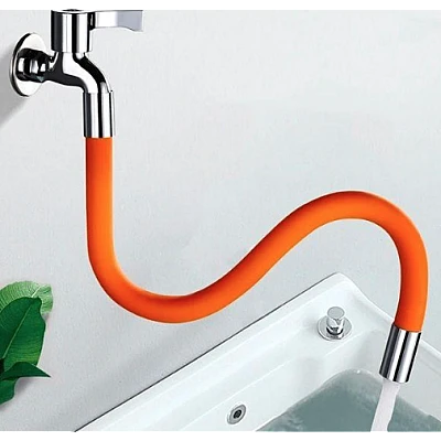 Set 2 x Prelungitor Flexibil Tip Furtun pentru Robinet 50 CM Set 2 x Prelungitor Flexibil Tip Furtun pentru Robinet 50 CM