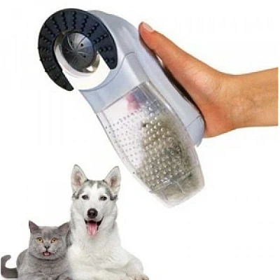 Perie electrica ShedPAL cu vacuum pentru curatat parul de animale Perie electrica ShedPAL cu vacuum pentru curatat parul de animale