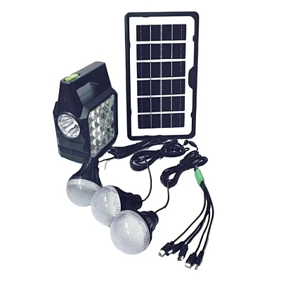 Kit solar GD-105 Lanterna LED multifunctionala cu panou solar Kit solar GD-105 Lanterna LED multifunctionala cu panou solar