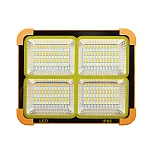 Proiector Solar portocaliu Portabil 336 led D10 4 casete