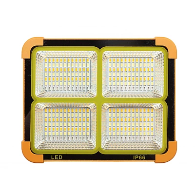 Proiector Solar portocaliu Portabil 336 led D10 4 casete Proiector Solar portocaliu Portabil 336 led D10 4 casete