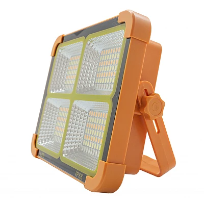 Proiector Solar portocaliu Portabil 336 led D10 4 casete Proiector Solar portocaliu Portabil 336 led D10 4 casete
