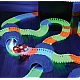 Circuitul Multicolor Magic Track cu o masinuta 220 piese fluorescent