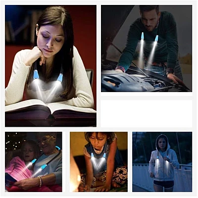Lampa flexibila pentru citit prindere de gat Lampa flexibila pentru citit prindere de gat