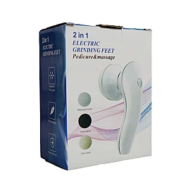 Pila electrica 2 in 1 pentru pedichiura si masaj 