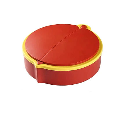 Cutie de depozitare pentru gustari cu 4 separatoare Cutie de depozitare pentru gustari cu 4 separatoare