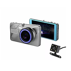 Camera Auto Dubla 4 LED