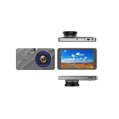Camera Auto Dubla 4 LED