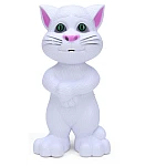 Jucarie Vorbitoare Talking Tom ALB 20 cm