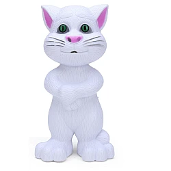 Jucarie Vorbitoare Talking Tom ALB 20 cm