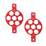 Set 2 Forme din silicon pentru clatite americane sau omlete