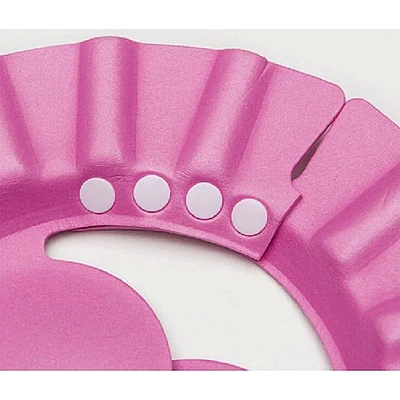 Palarie tip aparatoare pentru ochi si urechi pentru spalat pe cap si protectie solara pentru bebelusi ROZ
