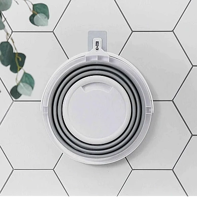 Galeata pliabila din silicon si plastic 10 L Galeata pliabila din silicon si plastic 10 L