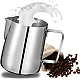 Cana din inox cu gradatie pentru spumare cu maner 600 ml Cana din inox cu gradatie pentru spumare cu maner 600 ml