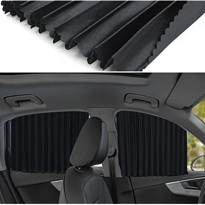 Set 4 parasolare retractabile auto geamuri laterale fata-spate NEGRE Set 4 parasolare retractabile auto geamuri laterale fata-spate NEGRE