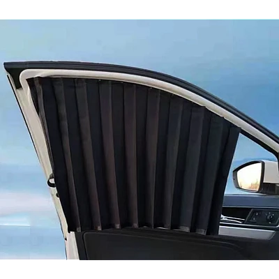 Set 4 parasolare retractabile auto geamuri laterale fata-spate NEGRE Set 4 parasolare retractabile auto geamuri laterale fata-spate NEGRE