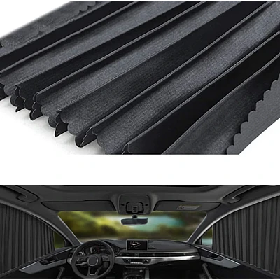 Set 4 parasolare retractabile auto geamuri laterale fata-spate NEGRE Set 4 parasolare retractabile auto geamuri laterale fata-spate NEGRE