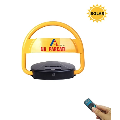 Blocator Parcare cu Panou SOLAR Automat si Telecomanda acumulator inclus Blocator Parcare cu Panou SOLAR Automat si Telecomanda acumulator inclus